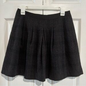 Loft Plaid Pleaded Skirt